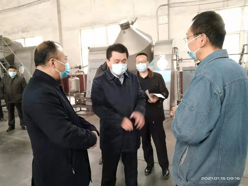 區長巴海峰、應急局局長肖之旭來我公司...